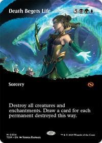 Death Begets Life (Borderless) from Tarkir: Dragonstorm