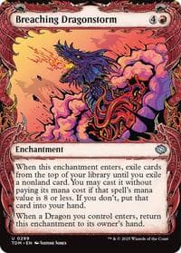 Breaching Dragonstorm (Showcase) from Tarkir: Dragonstorm