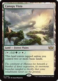 Canopy Vista from Commander: Tarkir: Dragonstorm