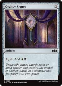 Orzhov Signet from Commander: Tarkir: Dragonstorm