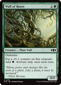 Wall of Roots from Commander: Tarkir: Dragonstorm
