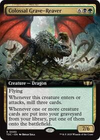 Colossal Grave-Reaver (Extended Art) from Commander: Tarkir: Dragonstorm