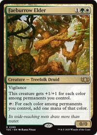 Faeburrow Elder from Commander: Tarkir: Dragonstorm