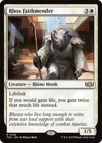Rhox Faithmender from Commander: Tarkir: Dragonstorm