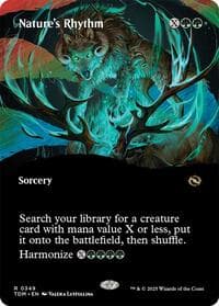 Nature's Rhythm (Borderless) from Tarkir: Dragonstorm