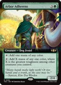Arbor Adherent (Extended Art) from Commander: Tarkir: Dragonstorm