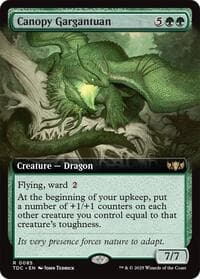 Canopy Gargantuan (Extended Art) from Commander: Tarkir: Dragonstorm