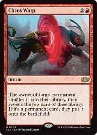 Chaos Warp from Commander: Tarkir: Dragonstorm