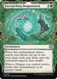 Encroaching Dragonstorm (Showcase) from Tarkir: Dragonstorm