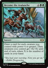 Become the Avalanche from Commander: Tarkir: Dragonstorm