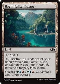 Bountiful Landscape from Commander: Tarkir: Dragonstorm