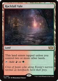 Rockfall Vale from Commander: Tarkir: Dragonstorm