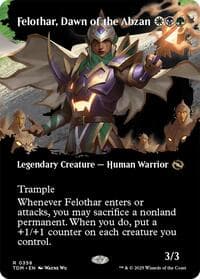 Felothar, Dawn of the Abzan (Borderless) from Tarkir: Dragonstorm