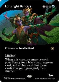 Lotuslight Dancers (Borderless) from Tarkir: Dragonstorm