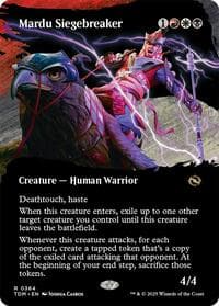 Mardu Siegebreaker (Borderless) from Tarkir: Dragonstorm
