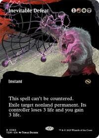 Inevitable Defeat (Borderless) from Tarkir: Dragonstorm