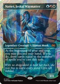 Narset, Jeskai Waymaster (Showcase) (Halo Foil) from Tarkir: Dragonstorm