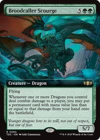 Broodcaller Scourge (Extended Art) from Commander: Tarkir: Dragonstorm