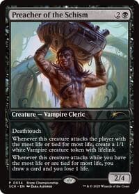 Preacher of the Schism from Game Day & Store Championship Promos