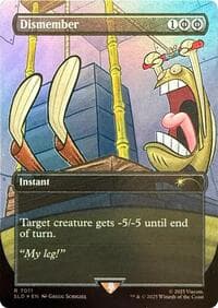 Dismember (7011) (Rainbow Foil) from Secret Lair Drop Series