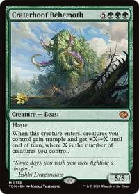 Craterhoof Behemoth from Prerelease Cards