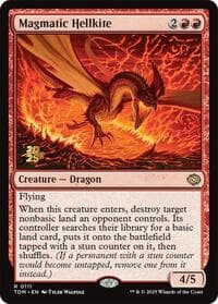 Magmatic Hellkite from Prerelease Cards