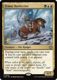Temur Battlecrier from Prerelease Cards