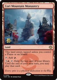 Cori Mountain Monastery from Prerelease Cards