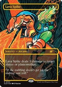 Lava Spike (2054) (Raised Foil) from Secret Lair Drop Series