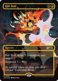 Rift Bolt (2055) (Raised Foil) from Secret Lair Drop Series