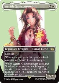 Aerith Gainsborough (Borderless) (Surge Foil) from FINAL FANTASY