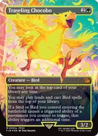 Traveling Chocobo (Borderless) (Neon Ink Yellow) from FINAL FANTASY
