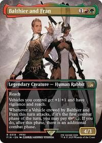 Balthier and Fran (0319) (Borderless) from FINAL FANTASY