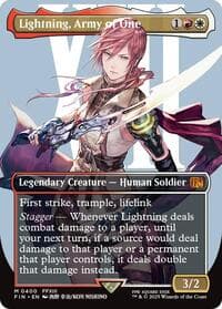 Lightning, Army of One (0400) (Borderless) from FINAL FANTASY