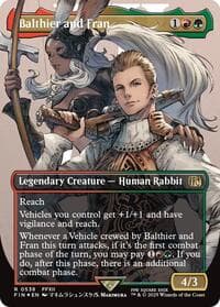 Balthier and Fran (0538) (Borderless) (Surge Foil) from FINAL FANTASY