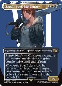 Squall, SeeD Mercenary (Borderless) (Surge Foil) from FINAL FANTASY