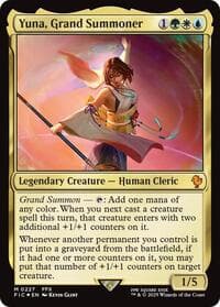 Yuna, Grand Summoner (Surge Foil) from Commander: FINAL FANTASY
