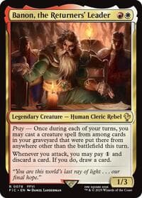 Banon, the Returners' Leader from Commander: FINAL FANTASY