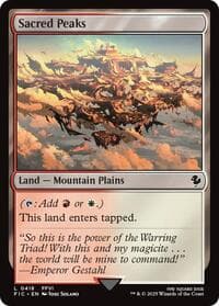 Sacred Peaks from Commander: FINAL FANTASY