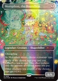 Morophon, the Boundless (Double Rainbow Foil) from Secret Lair Drop Series