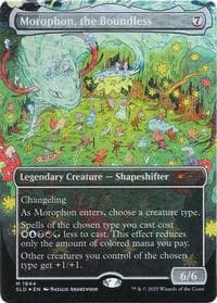 Morophon, the Boundless (Display Commander) - Thick Stock (Double Rainbow Foil) from Secret Lair Drop Series