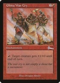 Ghitu War Cry from Urza's Legacy