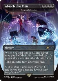 Absorb into Time - Temporal Extortion from Secret Lair Drop Series