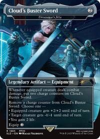 Cloud's Buster Sword - Umezawa's Jitte from Secret Lair Drop Series