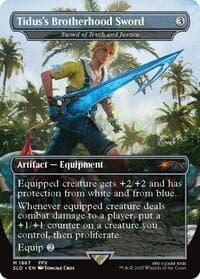Tidus's Brotherhood Sword - Sword of Truth and Justice from Secret Lair Drop Series