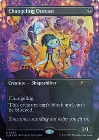 Changeling Outcast (Rainbow Foil) from Secret Lair Drop Series