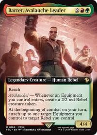 Barret, Avalanche Leader (Extended Art) from Commander: FINAL FANTASY