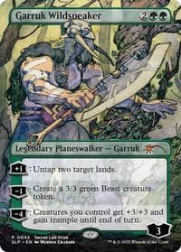 Garruk Wildspeaker from Secret Lair Showdown