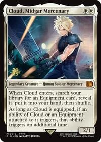 Cloud, Midgar Mercenary from Prerelease Cards
