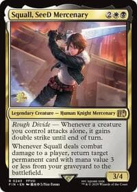Squall, SeeD Mercenary from Prerelease Cards